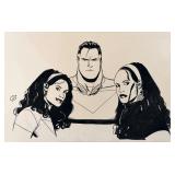 Chris Sprouse Original Ink on Paper Illustration