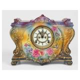 Ansonia "La Vinda" Procelain Mantel Clock