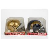 (2) Signed Ridell Mini Helmets