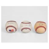 (3) Signed Baseballs Inc Roger Clemens (E)