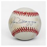 Signed Joe DiMaggio American League Offical...
