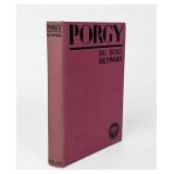 Du Bose Heyward "Porgy" 1st Edition Book