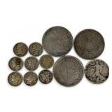 Group of US & Foreign Silver Coins