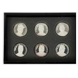(6) .999 Silver MLB 1ozt Coins