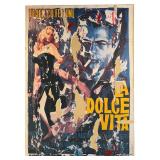 Mimmo Rotella "La Dolce Vita" Decollage