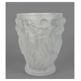 Large Lalique Bacchantes Vase