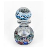 Millefiori Murano Art Glass Perfume Bottle