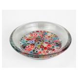 Venini Murano Millefiori Glass Dish