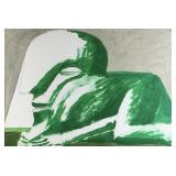 Horst Antes "Sphinx" Gouache on Paper