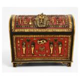 Egyptian Pharaoh Themed Wood Chest
