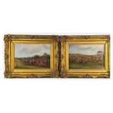 Pair of Samuel Henry Gordon Alken Oil on Canvas...