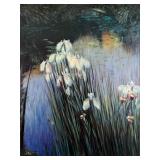 Greg Singley "Wild Irises" Oil on Canvas