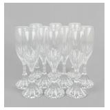 (10) Baccarat Massena Champagne Glasses