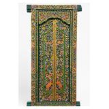 Hand-Carved & Painted Balinese Temple Door