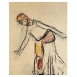 Edgar Degas "Oriental Dancer from Dance...