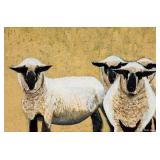 Gregg Rochester "Day of the Lambs" Oil on Canvas