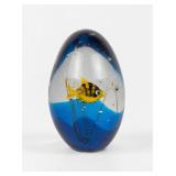 Elio Raffaeli Murano Glass Aquarium Sculpture