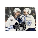 Wendel Clark & Doug Gilmour Toronto Maple Leafs Si