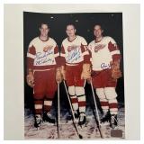 Gordie Howe, Sid Abel & Ted Lindsay Detroit Red Wi