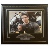 Framed Sidney Crosby Autographed 16x20 Photo - 1st