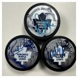 Wendel Clark, Doug Gilmour & Rick Vaive Toronto Ma