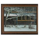 Robert Bateman's 'Birdfeeders' Original