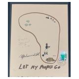Muhammad Ali 'Let My People Go' Autographed Limite