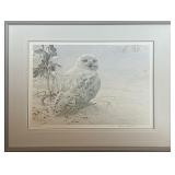 Robert Bateman (Canadian, b. 1930) - Snowy Owl and