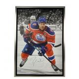 Edmonton Oilers Taylor Hall Signed Canvas