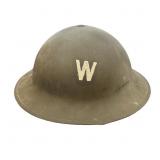 Original WWII British Mk II Steel Helmet with Hand