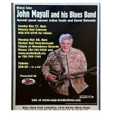 Autographed John Mayall & His Blues Band Concert P