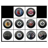 Collection of 10 NHL Autographed & Commemorative H
