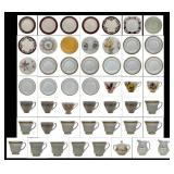 Extensive 50-Piece Vintage English and Japanese Po