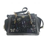 Coach New York Butterfly Applique Leather Satchel