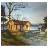 Tom Guo Original 1995 Oil Painting ï¿½Unfinished Woo