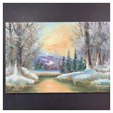 Julius Marosan, Untitled, Original Landscape on Ca