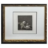 Francisco Goya Original Etching ï¿½Bien tirada estï¿½