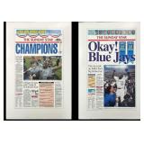 Pair of Toronto Blue Jays World Series Championshi