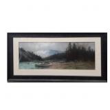 John H. Gibb's 'Canoe In The Wilderness' Original