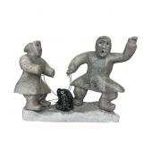 Simon Hiqiniq - Seal Hunter, 2016 - Inuit Soapston