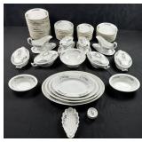 Exceptional Antique European Porcelain Dinner Serv