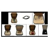 Estate Collection of Fine Gemstone and Gold Pendan