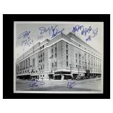 Maple Leafs Gardens Signed by 11 Former Leaf Goali