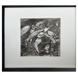 Marc Chagall Original Lithograph - 'Celestial Love