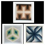 Jurgen Peters 1981 Signed Limited Edition Op Art P