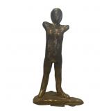 Toussaint Riendeau - Signed Patinated Bronze Stand