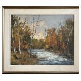 W.F. Griffiths Original Oil Painting ï¿½Along the Ri