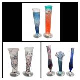 Collection of Signed Simon Bisley Hand-Blown Art G