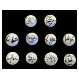 Collection of 10 Signed PGA Tour Golf Balls Steve