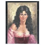 E. Hopgle's 'Woman in Purple Dress' Original